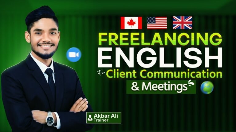 Freelancing English for Client Communication & Meetings